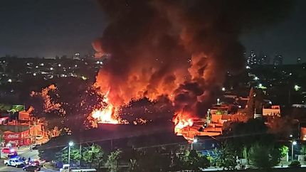 Las imágenes del incendio.