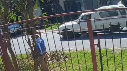 La tragedia quedó filmada.