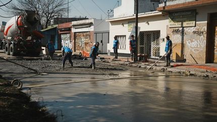 Siguen abriendo frente frentes de repavimentación en hormigón y carpeta asfáltica.