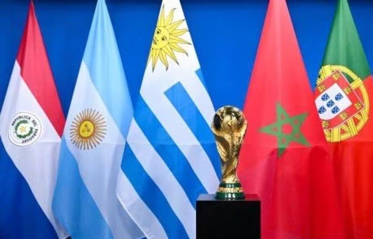 El Mundial 2030 arrancará en la Argentina, Uruguay y Paraguay.