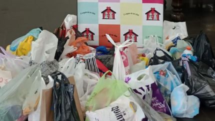 Las donaciones fueron para el comedor de Temperley.