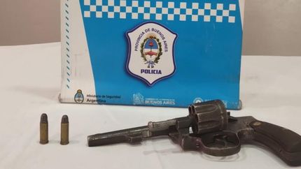 Diario La Unión | El arma incautada a los delincuentes.