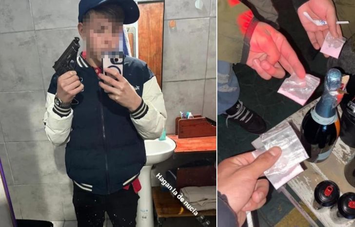 Algunas de las fotos que comparte el menor en Instagram.