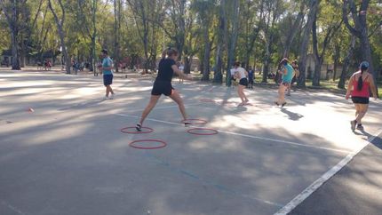 Entrenamiento funcional en Albertina. Entrenamiento funcional en Albertina.