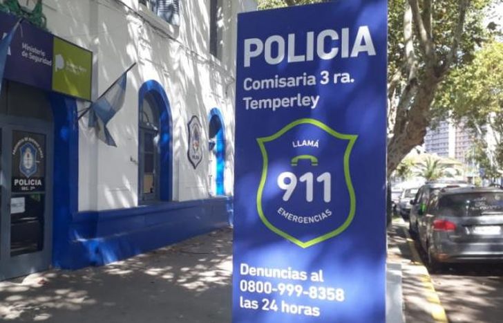 El caso lo lleva la comisaría 3ra de Temperley.