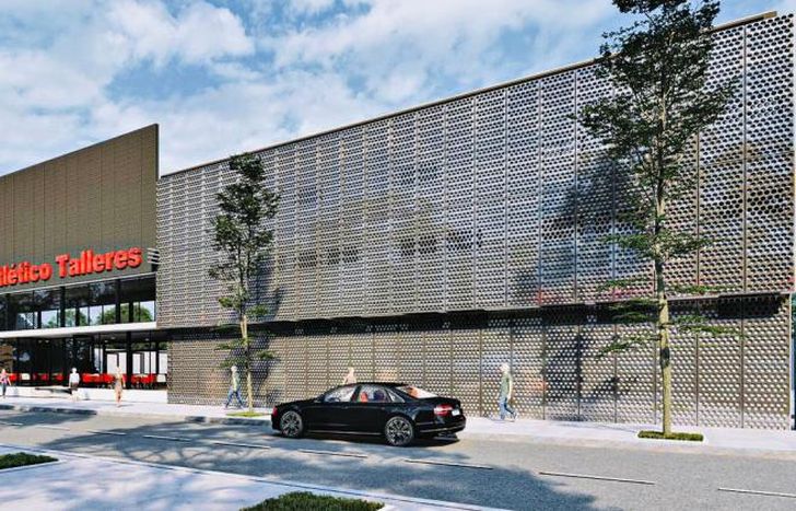 Así será la nueva fachada del Tallarín.