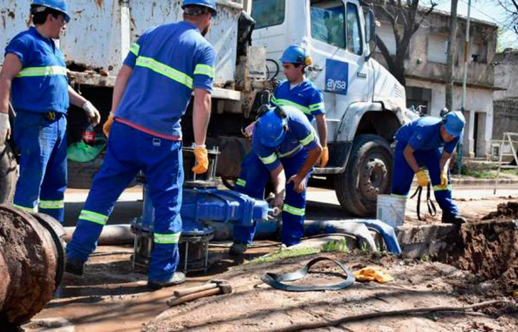 AySA, con trabajos de emergencia en Banfield y Temperley,&nbsp;
