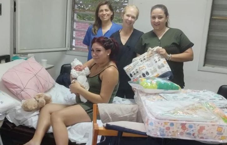 Laian Eliel nació pasadas las 05.35 y pesó 2 kilos 980 gramos.