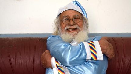 Pedro se inspiró en Papá Noel para crear un nuevo personaje.