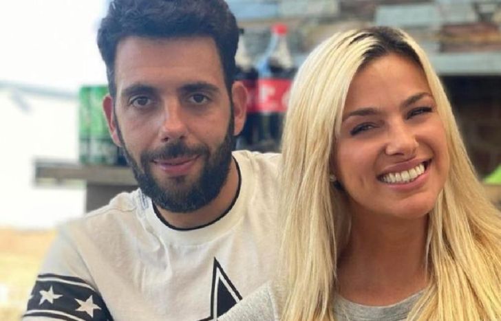 Ailén Bechara y su ex.