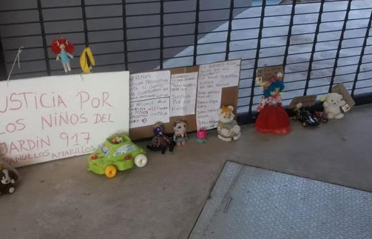 Imágenes de una de las últimas protestas en Tribunales.