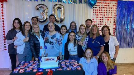 Diario La Unión | El equipo de Talita Kum en el gran festejo.