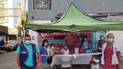 El esquipo médico de Salud Lomas lleva adelante los operativos.