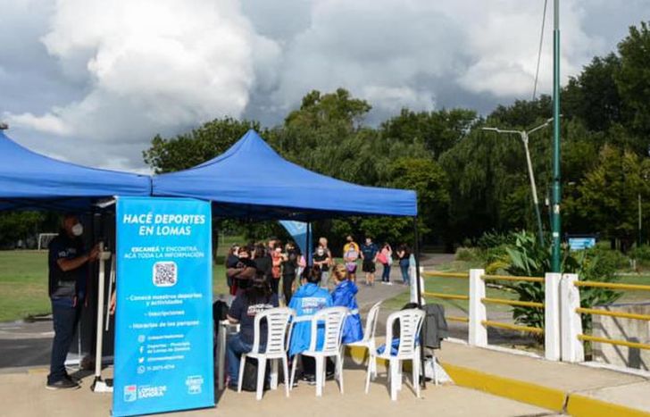A cargo de la Secretaría de Salud y Deportes Lomas.