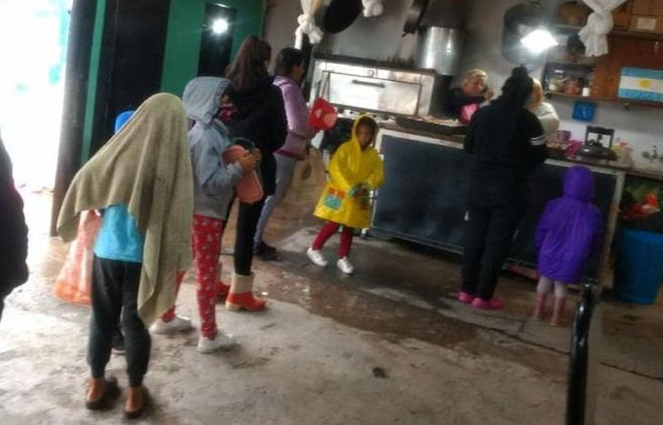 Para entregar a los chicos que asisten a diario.