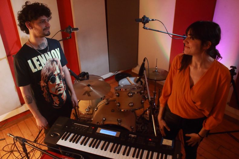 Eddy Martínez y Bárbara Gilles. 