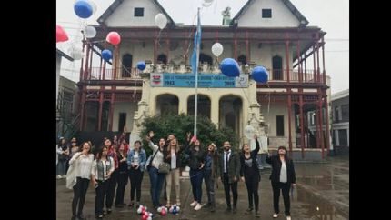 Una jornada muy emotiva que incluyó una suelta de globos.