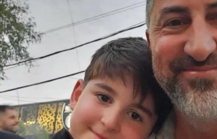 Alejandro Ruffo junto a la víctima.