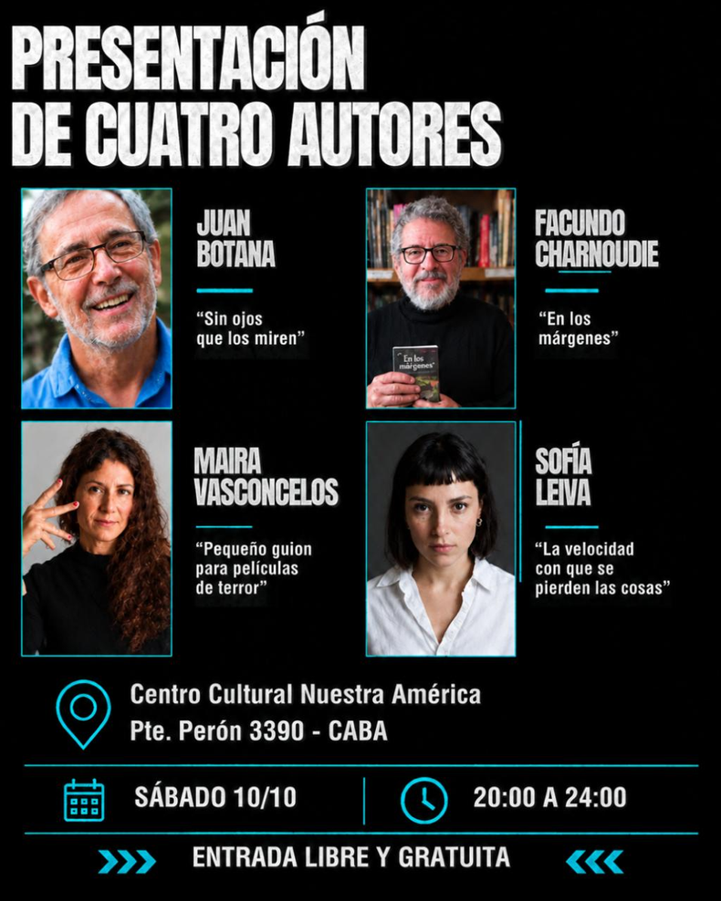 Ciclo de presentación de libros de Juan Botana. 