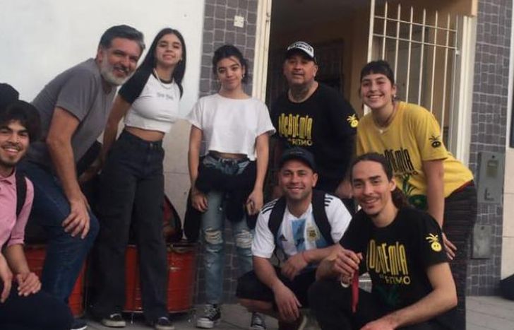 El grupo del Club de Pescadores.