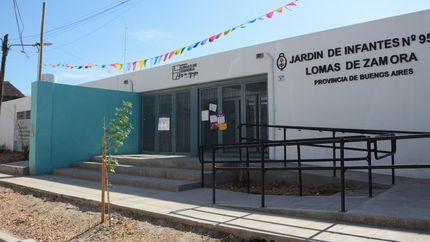Nuevo jardín del Barrio Nueva Esperanza, en Santa Catalina.