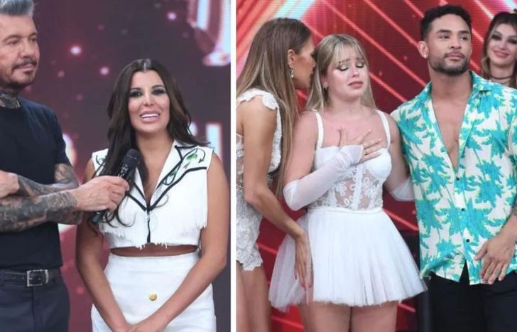 Fuerte cruce entre Charlotte Caniggia y Coti Romero.