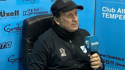 Walter Perazzo celebró el triunfo ante Colón. Walter Perazzo celebró el triunfo ante Colón.