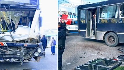 Las imágenes registradas por los testigos del choque.