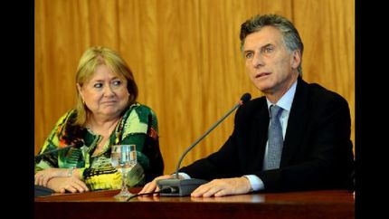 Brasília - Entrevista coletiva do  presidente eleito da Argentina, Mauricio Macri, ao lado da futura chanceler, Susana Malcorra no Palácio do Planalto.(Elza Fiuza/Agência Brasil)