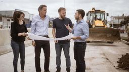 Supervisaron uno de los trabajos más importantes en materia de infraestructura vial.