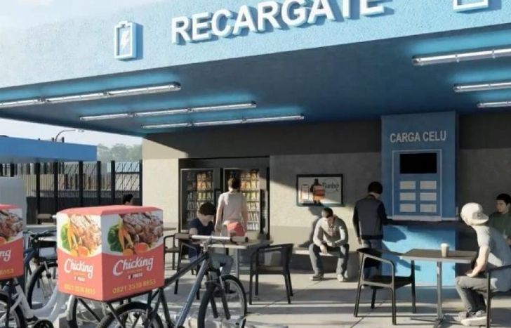 Un lugar para los que trabajan todo el día en la calle.