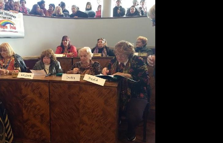 cinco centros de jubilados estuvieron representados en el recinto.