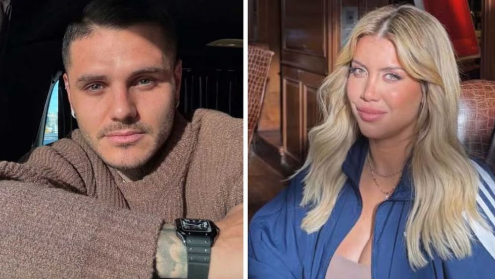 Todo mal entre Mauro Icardi y Wanda Nara.&nbsp;
