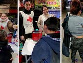 Brindan asistencia, escuchan y chequean los signos vitales de las personas en situación de calle.