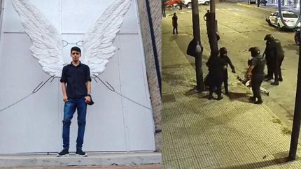 Dylan, vecino de Lanús y estudiante de Lomas, murió tras ser atropellado por un patrullero.