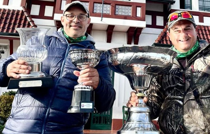 Daniel y Juan José vienen ganando varios torneos de pesca.