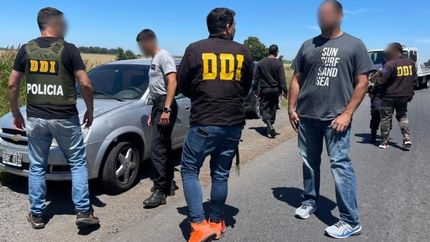 El preso y su cómplice fueron interceptados en la ruta.