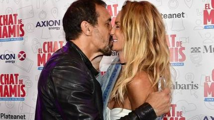 José Chatruc y Sabrina Rojas, a los besos.&nbsp;