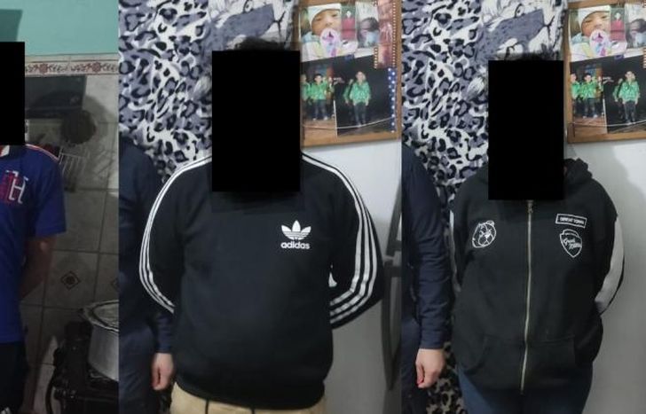 Detuvieron a dos hombres y a una mujer.