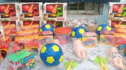 Hace cuatro años que el espacio solidario festeja el día de los más chicos en el Barrio La Cava.