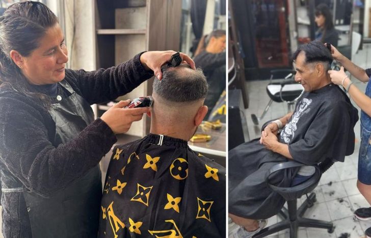 La peluquería ofrece los cortes gratuitos para los adultos mayores todos los martes y jueves.