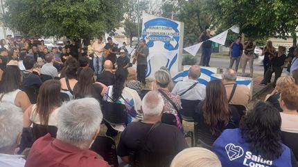 El acto central fue en San José, donde está el monumento en memoria de los Mártires de Pasco.