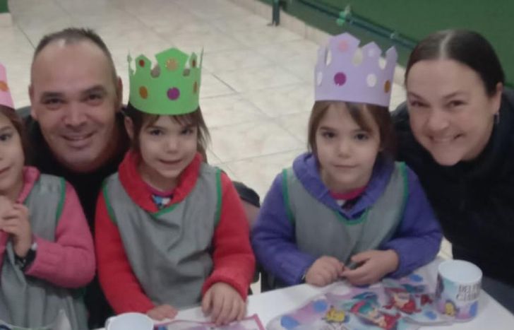 Este lunes hubo una celebración en el jardín.