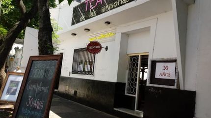 El espacio ya está listo para festejar con los vecinos.