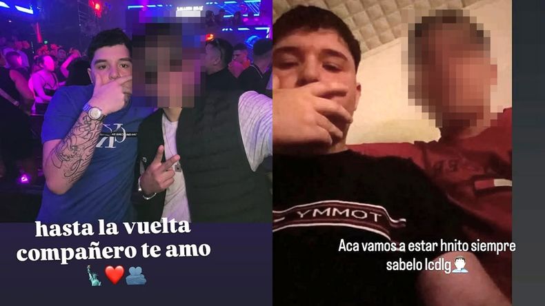 Posteos de los amigos del joven detenido por la entradera mortal en Lomas.