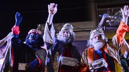 Melchor, Gaspar y Baltasar se preparan para una noche inolvidable.