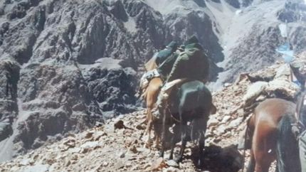 El paso Los Patos, un cruce impensado para un ejército de gran magnitud.