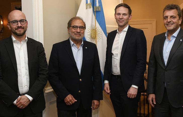 Massa, en reuniones en Estados Unidos.