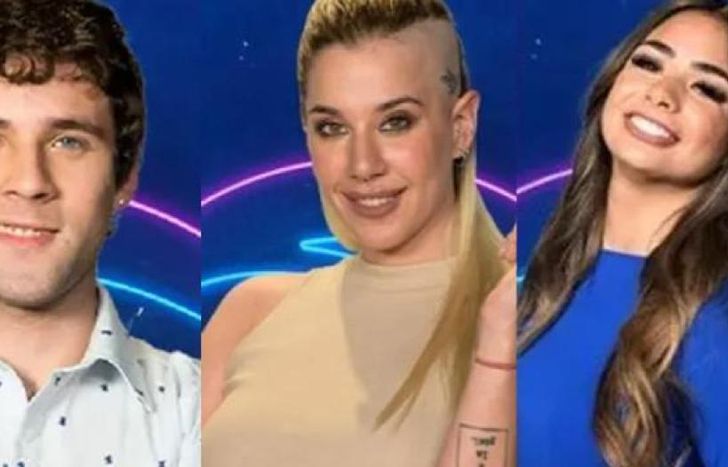 Uno de los tres, afuera.