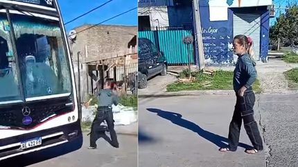 El ataque quedó filmado.